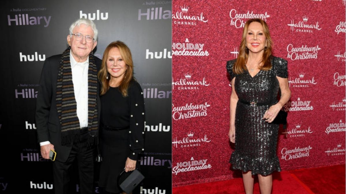 Phil Donahue and Marlo Thomas (Photo by Dimitrios Kambouris & Noam Galai/Getty Images | Edited by Author )